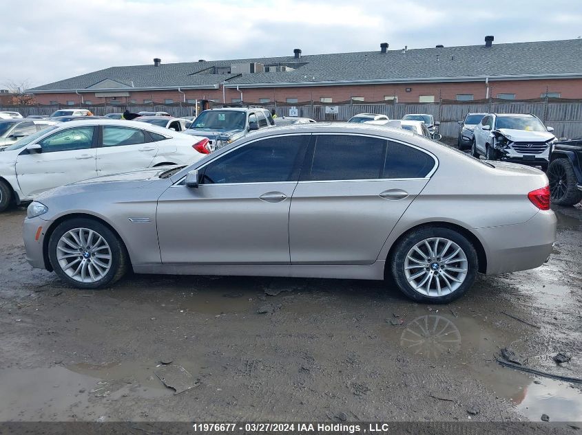 2014 BMW 5 Series VIN: WBA5A7C55ED617703 Lot: 11976677