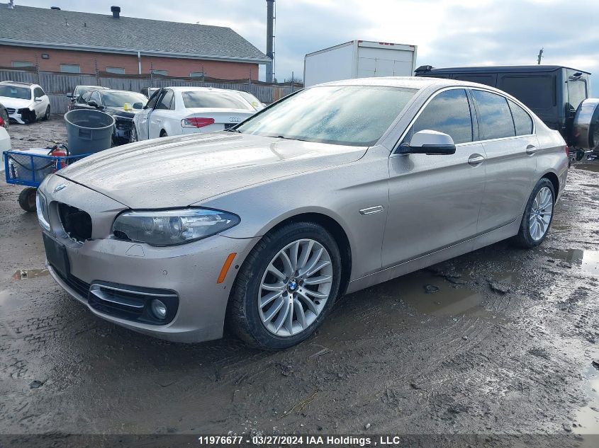 2014 BMW 5 Series VIN: WBA5A7C55ED617703 Lot: 11976677