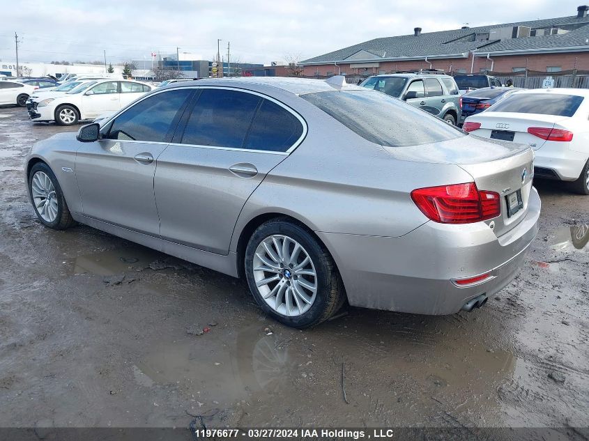 2014 BMW 5 Series VIN: WBA5A7C55ED617703 Lot: 11976677