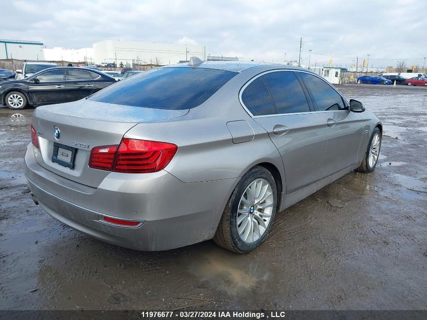 2014 BMW 5 Series VIN: WBA5A7C55ED617703 Lot: 11976677