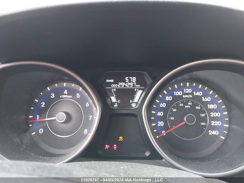 2012 Hyundai Elantra Gls VIN: 5NPDH4AE5CH135882 Lot: 11976747