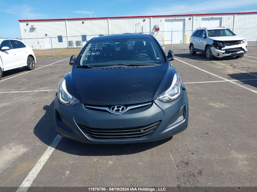 2015 Hyundai Elantra Gl VIN: 5NPDH4AE6FH563593 Lot: 11976750