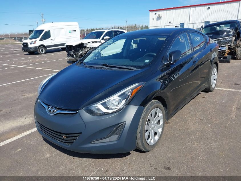 2015 Hyundai Elantra Gl VIN: 5NPDH4AE6FH563593 Lot: 11976750