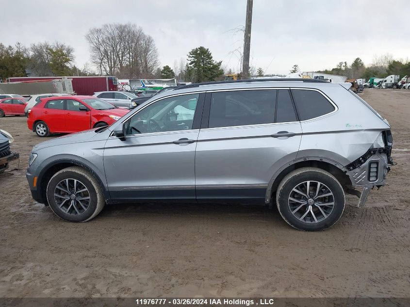 2019 Volkswagen Tiguan VIN: 3VV2B7AXXKM144566 Lot: 11976777