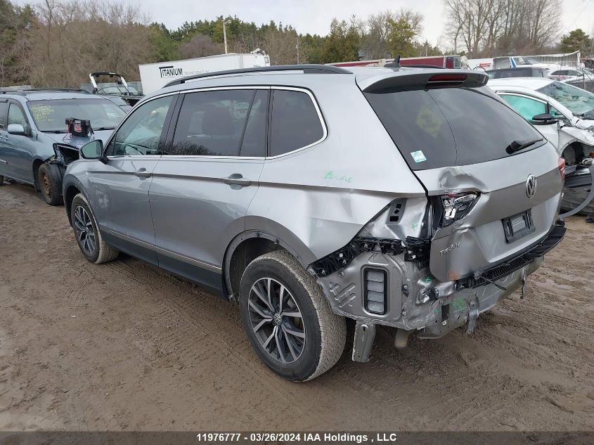 2019 Volkswagen Tiguan VIN: 3VV2B7AXXKM144566 Lot: 11976777