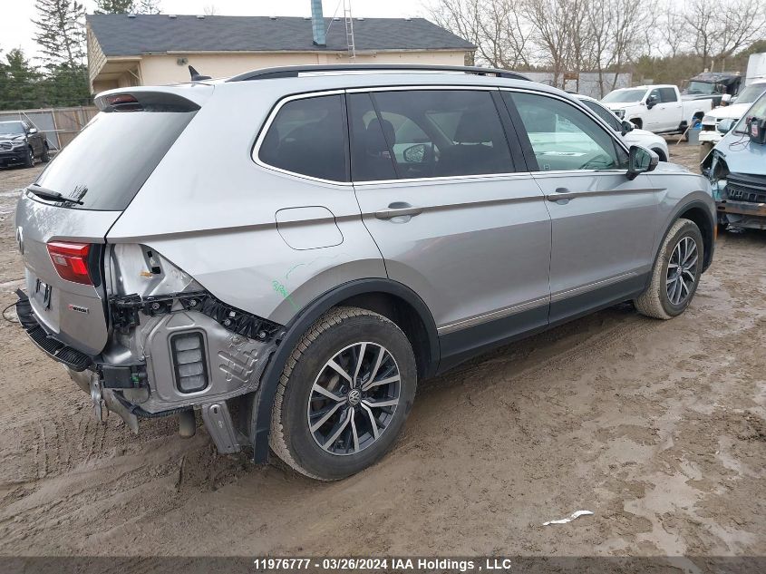 2019 Volkswagen Tiguan VIN: 3VV2B7AXXKM144566 Lot: 11976777