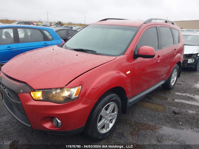 2011 Mitsubishi Outlander VIN: JA4AT2AW7BU608761 Lot: 11976790