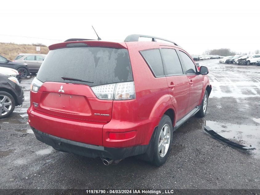 2011 Mitsubishi Outlander VIN: JA4AT2AW7BU608761 Lot: 11976790