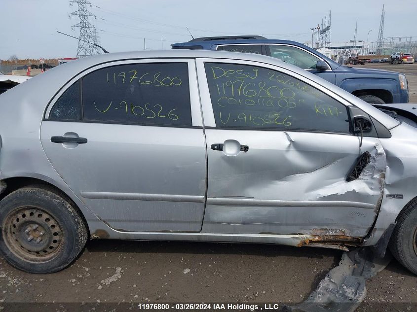 2005 Toyota Corolla Ce/Le/S VIN: 2T1BR32E95C910526 Lot: 39241027