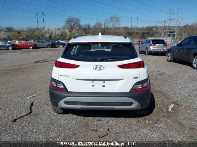 2022 Hyundai Kona Sel VIN: KM8K6CAB6NU874275 Lot: 11976849