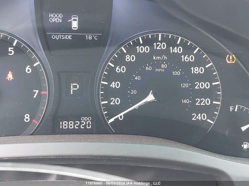 2010 Lexus Rx 350 VIN: 2T2BK1BA0AC043982 Lot: 11976860