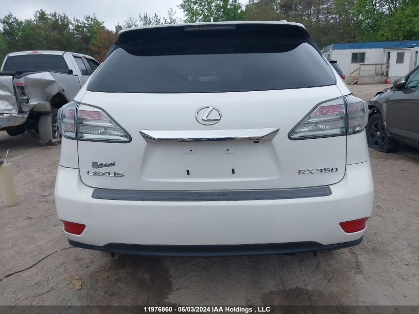 2010 Lexus Rx 350 VIN: 2T2BK1BA0AC043982 Lot: 11976860