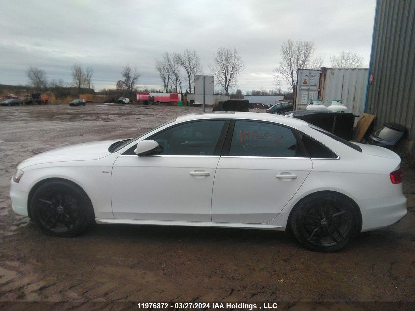 2014 Audi A4 VIN: WAUFFCFL7EN009071 Lot: 11976872