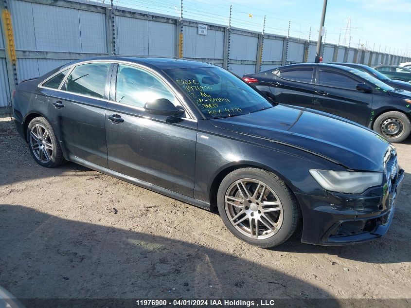 2012 Audi A6 VIN: WAUJGCFC2CN042421 Lot: 11976900