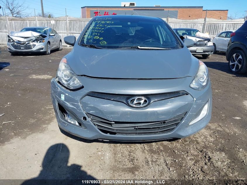 2013 Hyundai Elantra Gt VIN: KMHD35LEXDU129077 Lot: 11976903