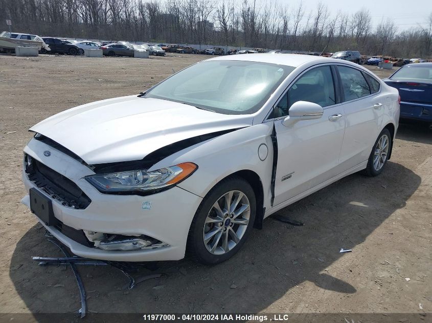 2017 Ford Fusion Se Phev VIN: 3FA6P0PU1HR331492 Lot: 11977000