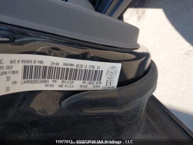 2005 Jeep Grand Cherokee Limited VIN: 1J4HR58285C509801 Lot: 11977013