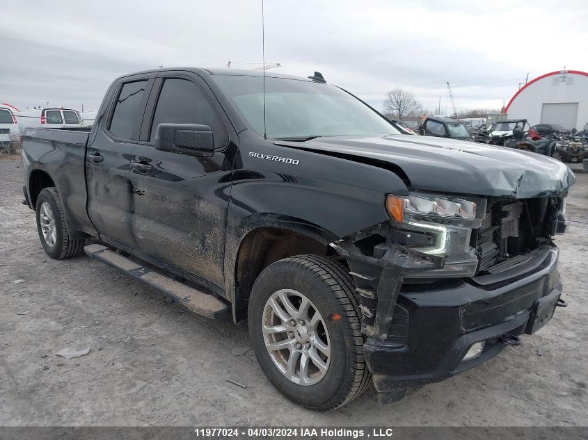 2021 Chevrolet Silverado K1500 Rst VIN: 1GCRYEEL1MZ374568 Lot: 11977024