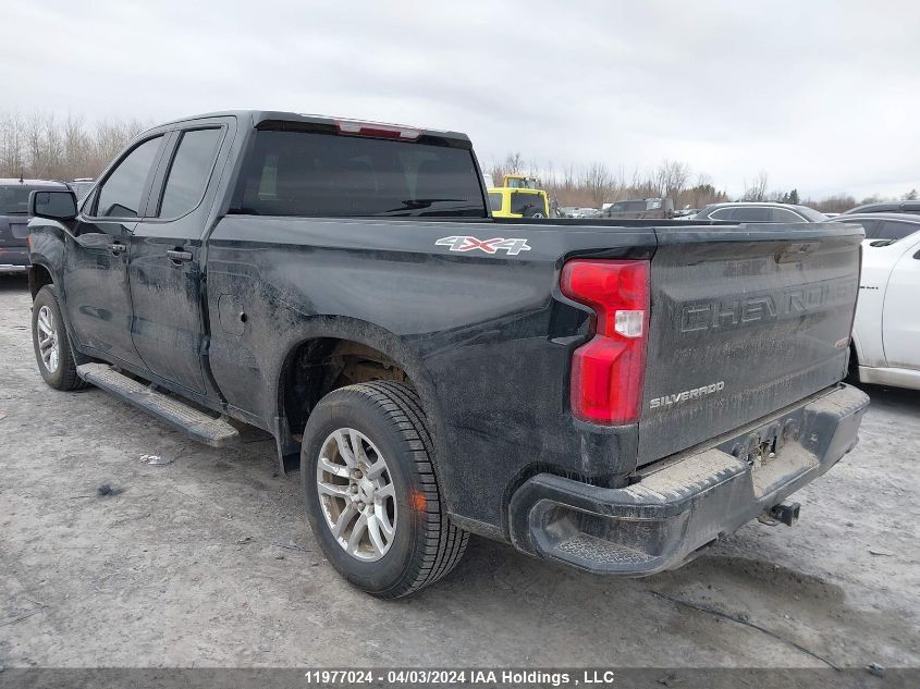 2021 Chevrolet Silverado K1500 Rst VIN: 1GCRYEEL1MZ374568 Lot: 11977024