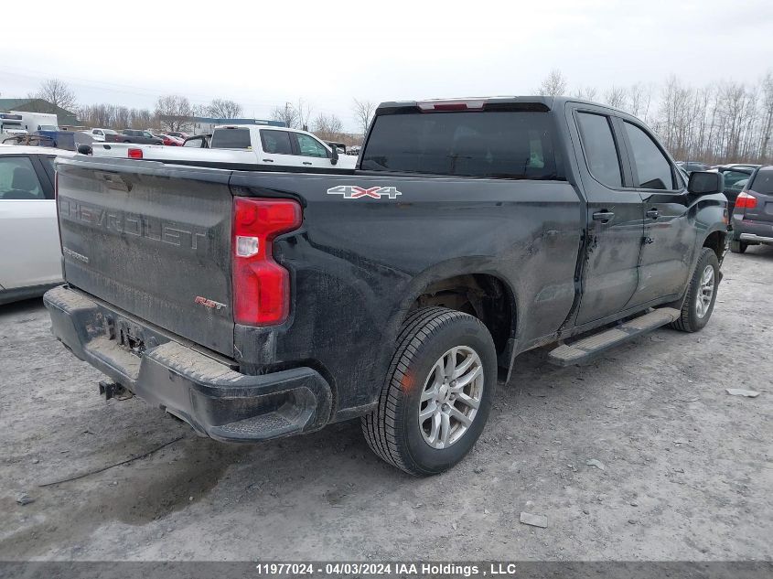 2021 Chevrolet Silverado K1500 Rst VIN: 1GCRYEEL1MZ374568 Lot: 11977024