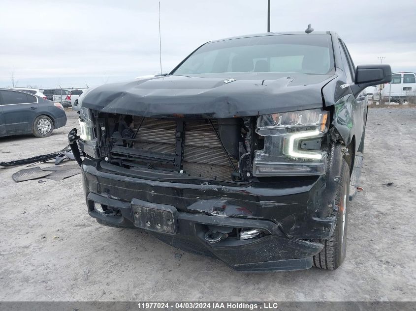 2021 Chevrolet Silverado K1500 Rst VIN: 1GCRYEEL1MZ374568 Lot: 11977024