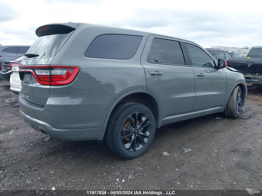 2022 Dodge Durango Sxt VIN: 1C4RDJAG8NC183473 Lot: 11977034