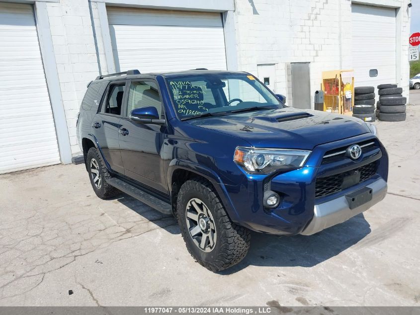 2022 Toyota 4Runner Sr5 Premium/Trd Sport/Trd Off Road/Trd Off Road Premium/Trd Pro VIN: JTERU5JR0N6059040 Lot: 11977047