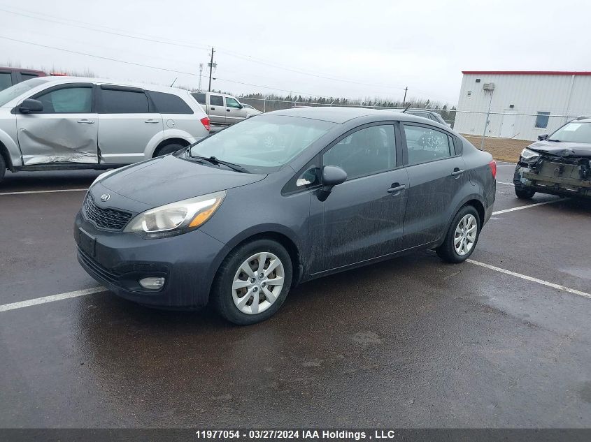 2013 Kia Rio Lx VIN: KNADM4A37D6157711 Lot: 11977054