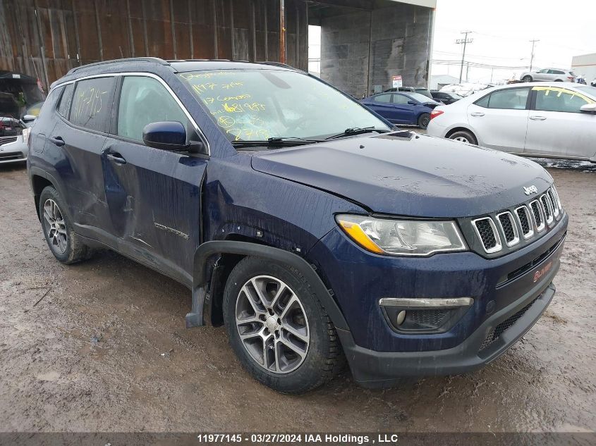 2017 Jeep Compass Latitude VIN: 3C4NJCBB7HT681985 Lot: 39240136