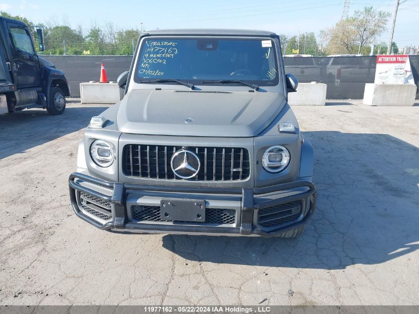 2019 Mercedes-Benz G-Class VIN: WDCYC7HJ8KX306092 Lot: 11977162