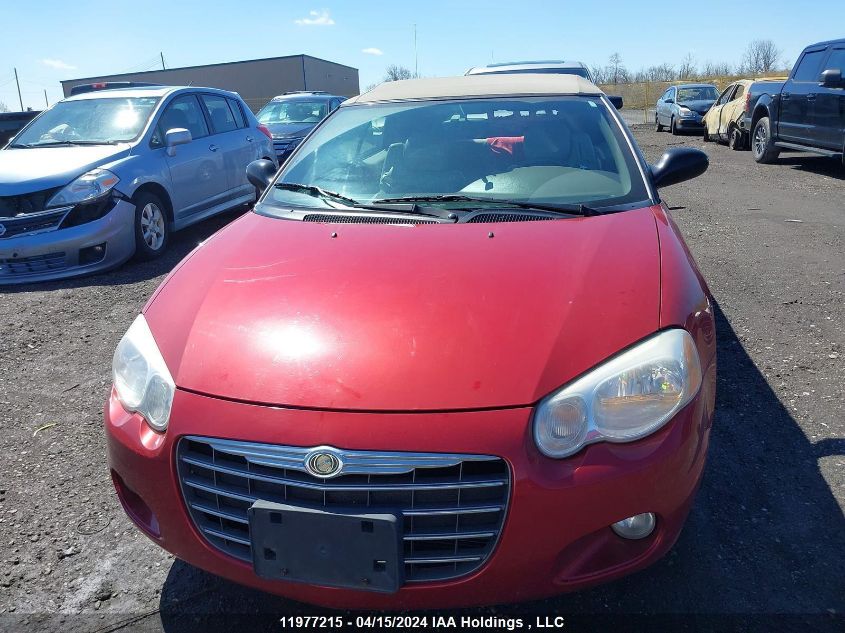 2006 Chrysler Sebring Limited VIN: 1C3EL65R36N282092 Lot: 11977215