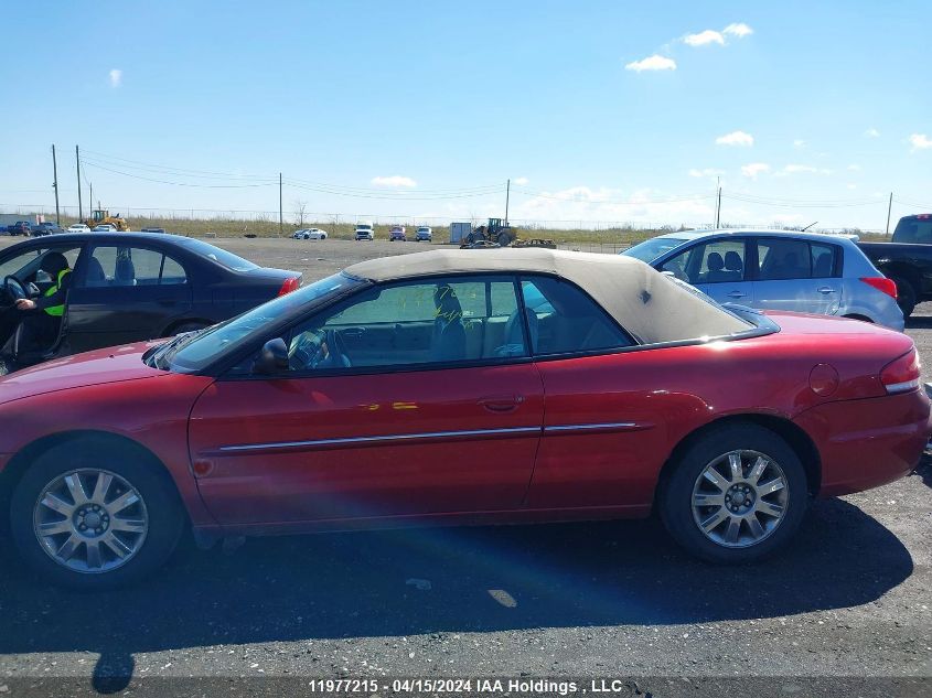 2006 Chrysler Sebring Limited VIN: 1C3EL65R36N282092 Lot: 11977215