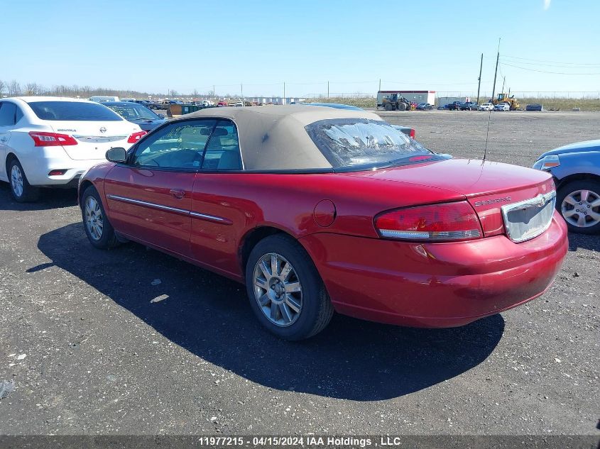 2006 Chrysler Sebring Limited VIN: 1C3EL65R36N282092 Lot: 11977215