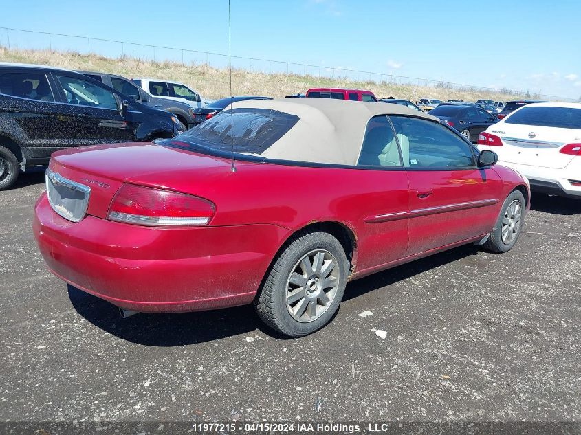 2006 Chrysler Sebring Limited VIN: 1C3EL65R36N282092 Lot: 11977215