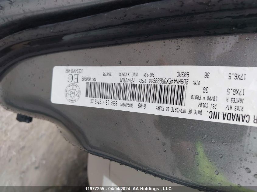 2009 Dodge Grand Caravan Se VIN: 2D8HN44EX9R699644 Lot: 11977255