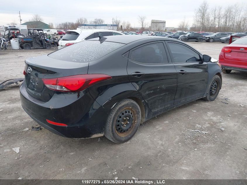 2015 Hyundai Elantra Gl VIN: 5NPDH4AE1FH606799 Lot: 11977275