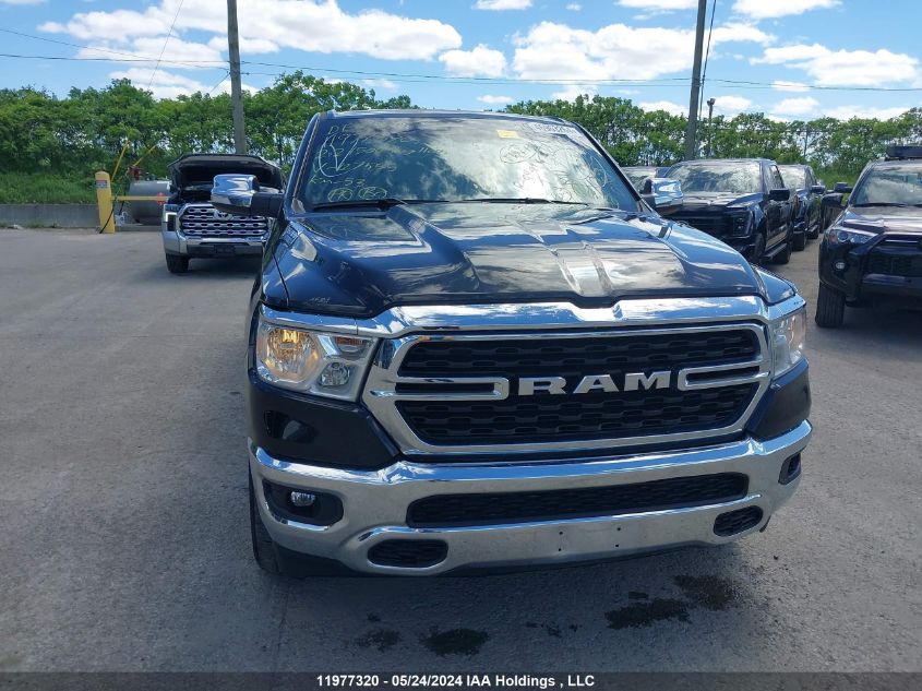 2022 Ram 1500 Big Horn/Lone Star VIN: 1C6RRFFG1NN127555 Lot: 11977320