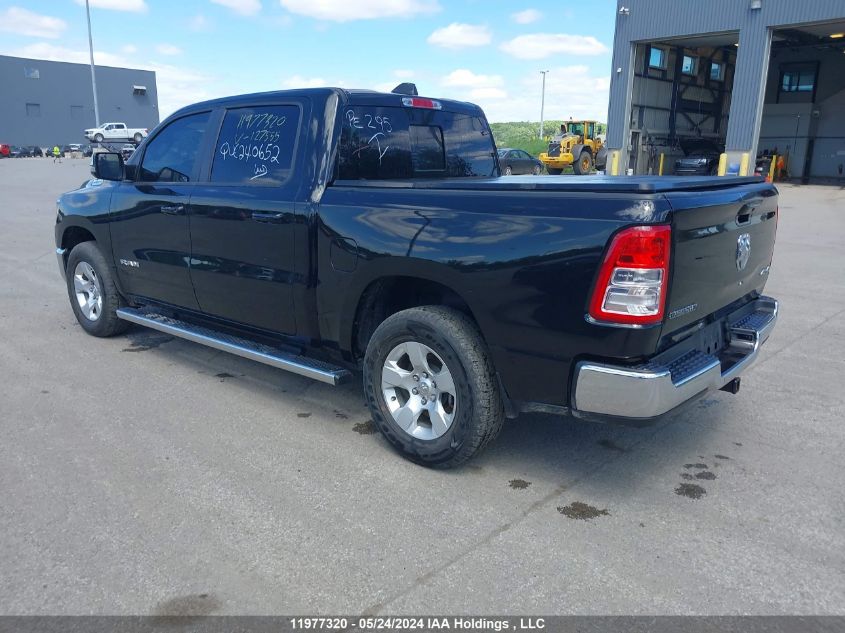 2022 Ram 1500 Big Horn/Lone Star VIN: 1C6RRFFG1NN127555 Lot: 11977320