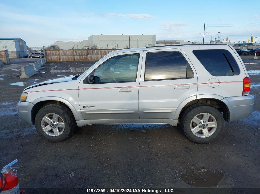2006 Ford Escape Hybrid VIN: 1FMYU95H26KD37322 Lot: 11977359