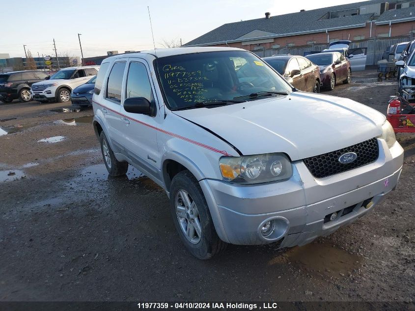 2006 Ford Escape Hybrid VIN: 1FMYU95H26KD37322 Lot: 11977359