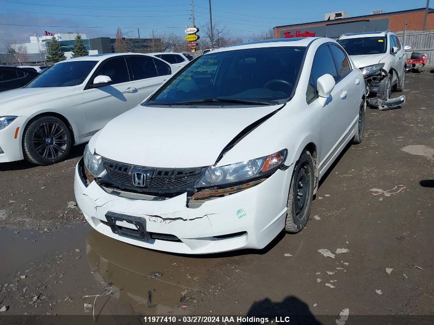 2009 Honda Civic VIN: 2HGFA16649H036308 Lot: 11977410