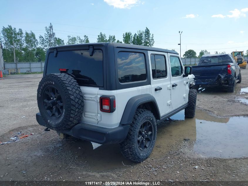 2020 Jeep Wrangler Unlimited Willys Edition VIN: 1C4HJXDG6LW220048 Lot: 11977417