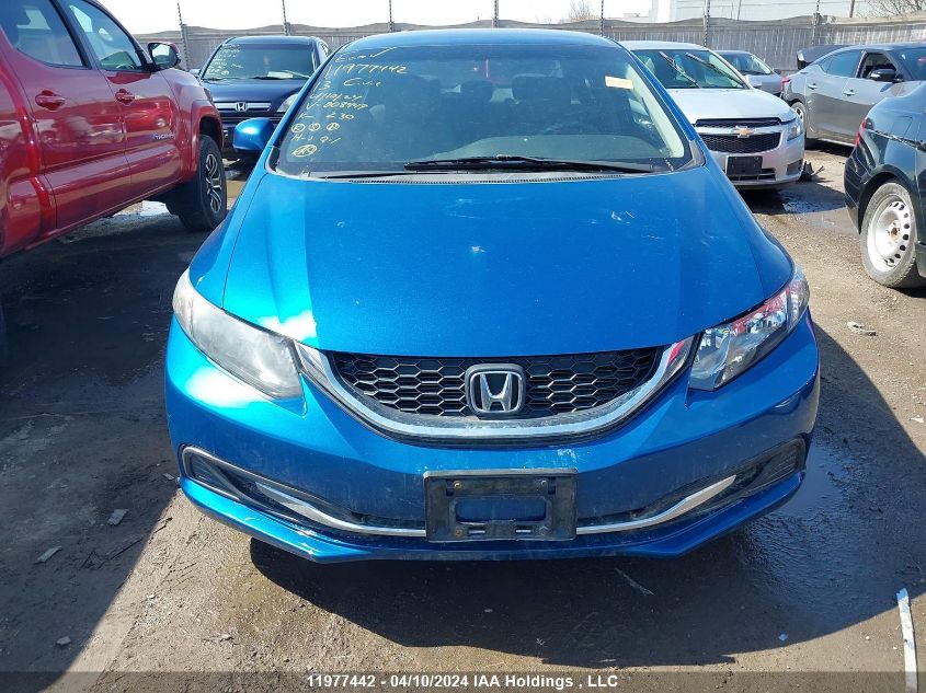 2013 Honda Civic Sdn VIN: 2HGFB2F47DH008447 Lot: 11977442