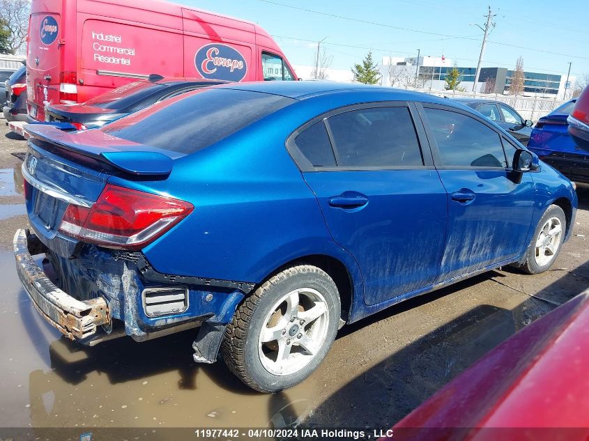 2013 Honda Civic Sdn VIN: 2HGFB2F47DH008447 Lot: 11977442