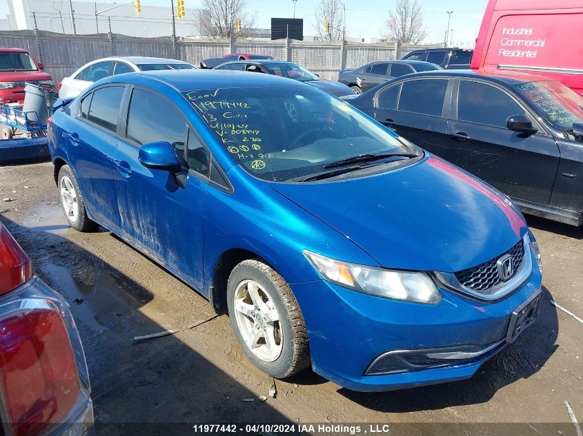 2013 Honda Civic Sdn VIN: 2HGFB2F47DH008447 Lot: 11977442