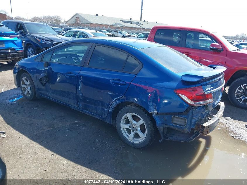 2013 Honda Civic Sdn VIN: 2HGFB2F47DH008447 Lot: 11977442