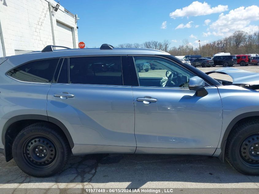 2023 Toyota Highlander Hybrid Limited/Hybrid Platinum VIN: 5TDEBRCHXPS107165 Lot: 11977449