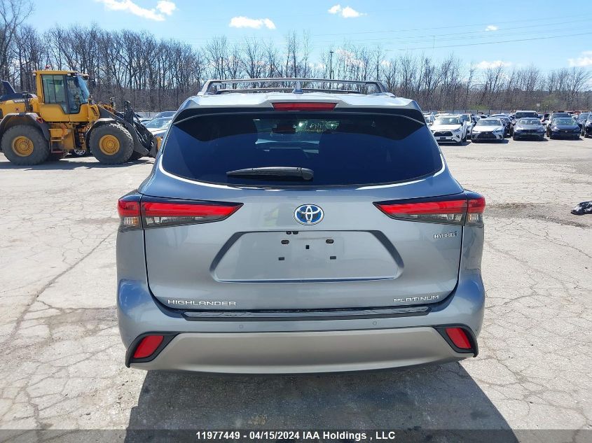 2023 Toyota Highlander Hybrid Limited/Hybrid Platinum VIN: 5TDEBRCHXPS107165 Lot: 11977449