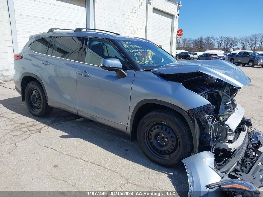 2023 Toyota Highlander Hybrid Limited/Hybrid Platinum VIN: 5TDEBRCHXPS107165 Lot: 11977449