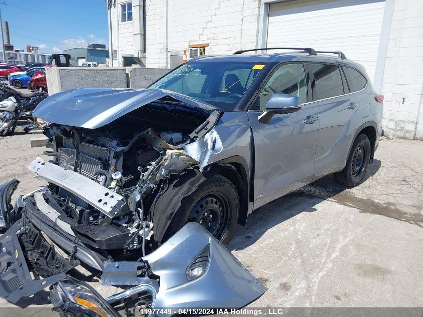 2023 Toyota Highlander Hybrid Limited/Hybrid Platinum VIN: 5TDEBRCHXPS107165 Lot: 11977449